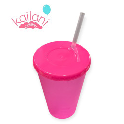 VASO PLÀSTICO FUCSIA 750cc *1U