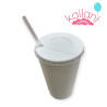 VASO PLÀSTICO TURQUESA 750cc *1U