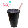 VASO PLÀSTICO TURQUESA 750cc *1U