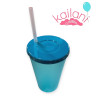 VASO PLÀSTICO TURQUESA 750cc *1U