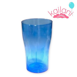VASO COLA COLOR AZUL *20U