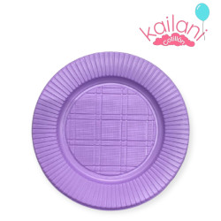 PLATO LILA PASTEL 17 CM *50U