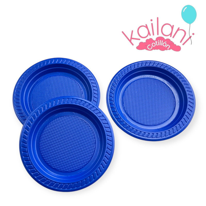 PLATO CHICO P15 AZUL *10U