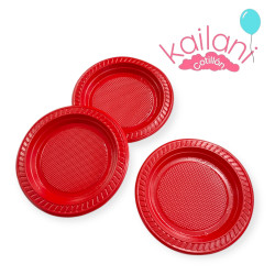 PLATO CHICO P15 ROJO *10U
