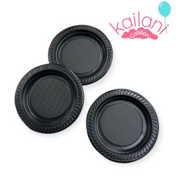 PLATO CHICO P15 NEGRO *10U