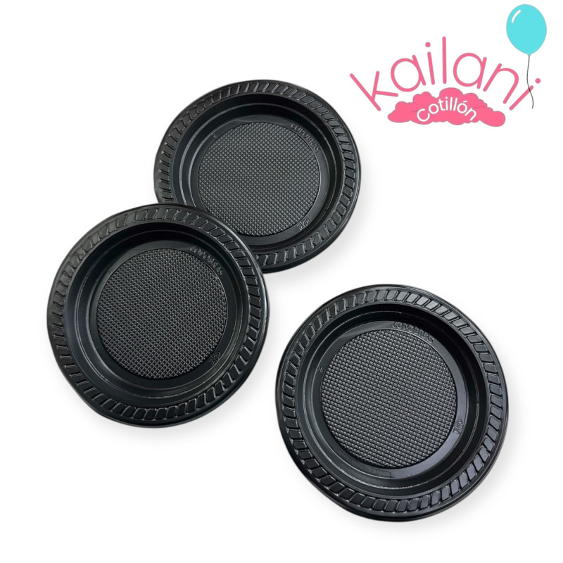 PLATO CHICO P15 NEGRO *10U