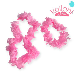 SET HAWAIANO COLLAR Y VINCHA LUMINOSO *1U