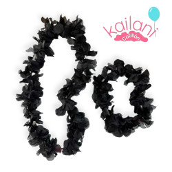 SET HAWAIANO COLLAR Y VINCHA LUMINOSO *1U