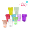 VASO COLA COLOR ROSA *20U