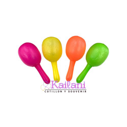 MARACAS PLÀSTICO FLUO *12U