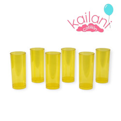 VASO TUBO AMARILLO *20U