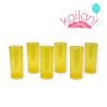 VASO TUBO AMARILLO *20U
