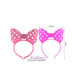 VINCHA MINNIE LED SURTIDO *6U