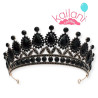 CORONA TIARA VINCHA NEGRO *1U