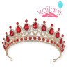 CORONA TIARA VINCHA ROJO *1U