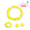 SET HAWAIANO 4 PIEZAS AMARILLO *1U