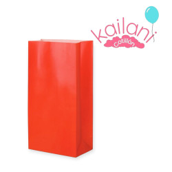 BOLSITA PAPEL COLOR ROJO *10U
