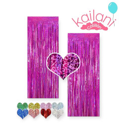 CORTINA HOLOGRAFICA FUCSIA *1U