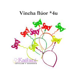 VINCHA  SEXY FLUOR *4U