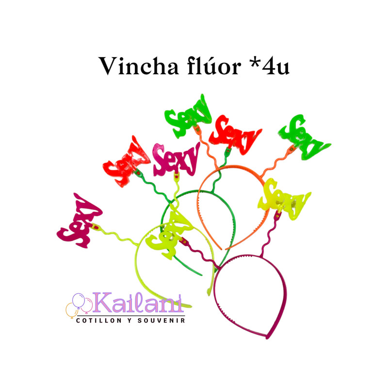 VINCHA SEXY FLUOR *4U