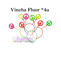 VINCHA SIMBOLO  FLUOR *4U