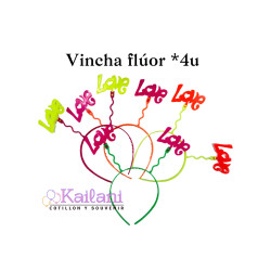 VINCHA LOVE FLUOR *4U