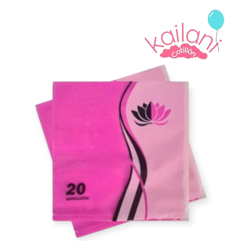 SERVILLETA PLENA FUCSIA *20U