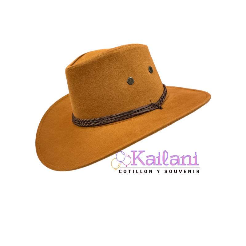 SOMBRERO COWBOY SIMIL GAMUZA *1U
