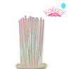 SORBETE POLIPAPEL IRIDISCENTE BLANCO *24U