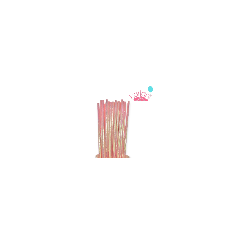 SORBETE POLIPAPEL IRIDISCENTE ROSA *24U