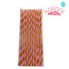 SORBETE POLIPAPEL ROSA Y ORO  *24U