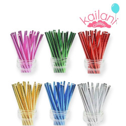 SORBETE POLIPAPEL METALIZADO AZUL *24U