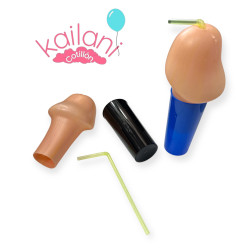 VASO CON PENE Y SORBETE *1U