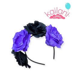 VINCHA 4 FLORES TELA *1U