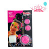 KIT MAQUILLAJE ROSA FLUO *1U
