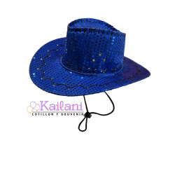 SOMBRERO COWBOY LENTEJUELAS...
