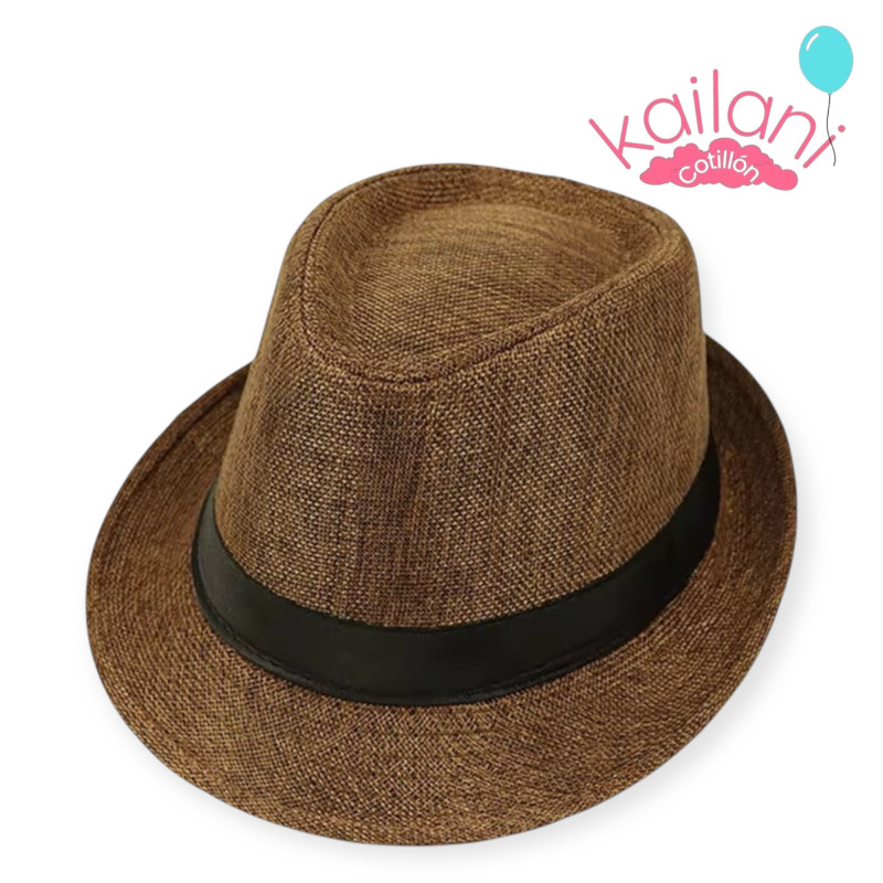 SOMBRERO PANAMEÑO PREMIUM MARRON OSCURO *1U