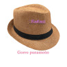 SOMBRERO PANAMEÑO PREMIUM MARRON CLARO *1U