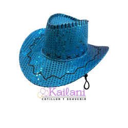 SOMBRERO COWBOY LENTEJUELA *1U