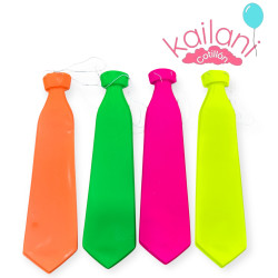 CORBATAS PLÀSTICO FLÚOR *12U