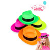 SOMBRERO PLÀSTICO FLUO *12U
