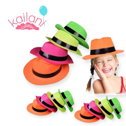 SOMBRERO PLÀSTICO FLUO *6U