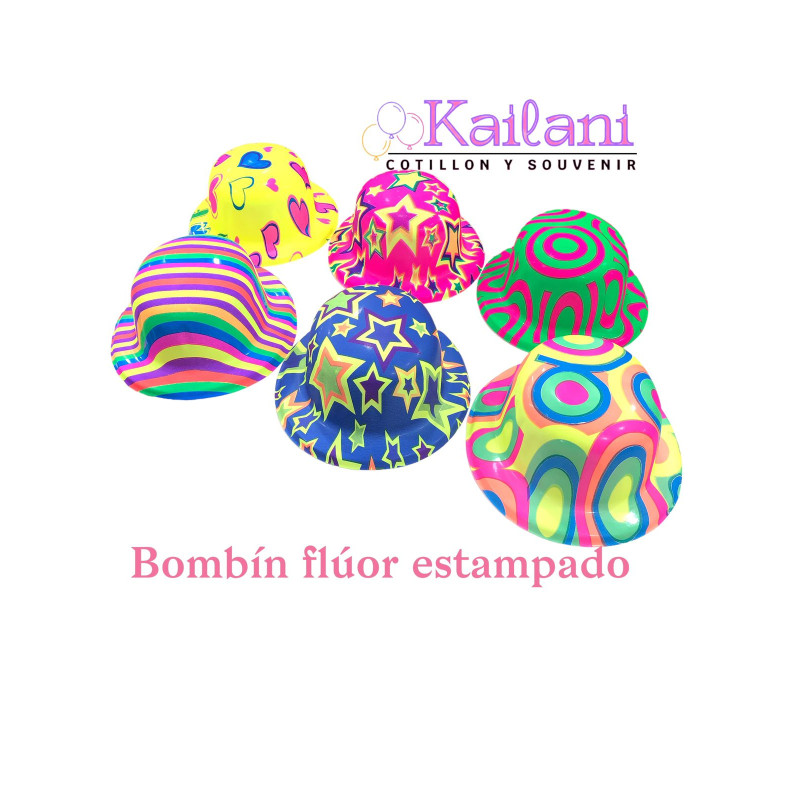 BOMBIN FLÚOR ESTAMPADO *6U