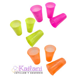 VASOS 750 PP FLUOR *20U