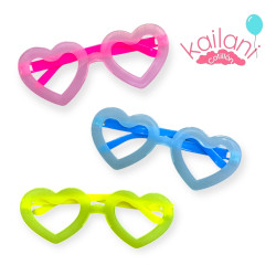 LENTES FLUO FORMA CORAZÒN *12U