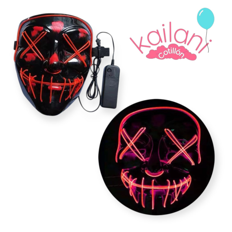 MASCARA LA PULGA CON LED ROJO *1U