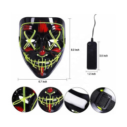 MASCARA LA PULGA CON LED BLANCO *1U