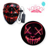 MASCARA LA PULGA CON LED CELESTE *1U