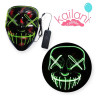 MASCARA LA PULGA CON LED CELESTE *1U