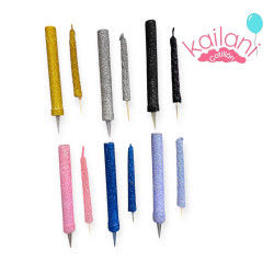 VELA Y BENGALA ROSA *1U